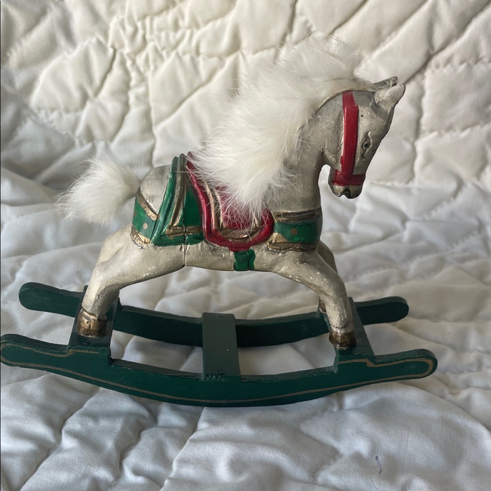 Charming Wooden Rocking Horse Set - Multicolor - Picture 5 of 9